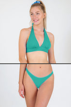 Załaduj obraz do przeglądarki galerii, Model Front: Rio De Sol Ensemble Set Opal Halter-Cos Essential-Comfy
