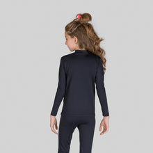 Załaduj obraz do przeglądarki galerii, Rash Guard Kids High-Neck Black UPF50+
