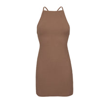 Załaduj obraz do przeglądarki galerii, Product Front: Rio De Sol Mini Dress Sand-Cappuccino Talia Dress
