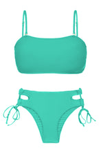 Załaduj obraz do przeglądarki galerii, Product Front: Rio De Sol Ensemble Set Opal Bandeau-Reto Madrid
