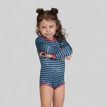 Załaduj obraz do przeglądarki galerii, Image 08: Uv Line Maillot De Bain Bébé Macaquinho Baby Listras Upf50+
