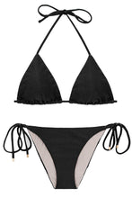 Załaduj obraz do przeglądarki galerii, Product Front: Rio De Sol Ensemble Set Shimmer-Black Tri-Inv Ibiza-Comfy
