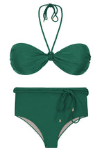 Załaduj obraz do przeglądarki galerii, Product Front: Rio De Sol Ensemble Set Palace Twist Belted-High-Waist
