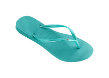 Załaduj obraz do przeglądarki galerii, Product Front: Havaianas Tongs Havaianas Slim Crystal Sw Lake Green
