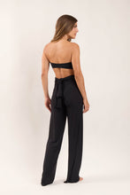 Załaduj obraz do przeglądarki galerii, Model Back: Rio De Sol Pantalon De Plage Black Pants Knot
