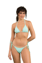 Załaduj obraz do przeglądarki galerii, Model Front: Rio De Sol Bas Bottom Malibu-Menta Cheeky-Tie

