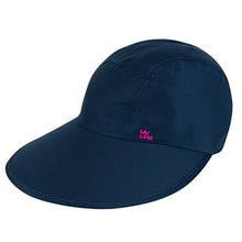 Załaduj obraz do przeglądarki galerii, Product Front: Uv Line Casquette Visor Capri Colors Nac Fem Navy Blue Rose Upf50+
