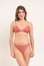 Załaduj obraz do przeglądarki galerii, Model Front: Rio De Sol Haut Top Floral-Scales Tri-Fixo

