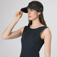 Załaduj obraz do przeglądarki galerii, Model Front: Uv Line Visière Visor Leblon Black Upf50+
