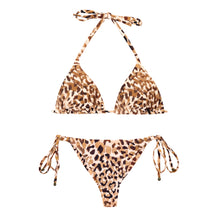 Załaduj obraz do przeglądarki galerii, Product Front: Rio De Sol Ensemble Set Leopard Tri-Inv Cheeky-Tie
