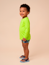Załaduj obraz do przeglądarki galerii, Image 02: Uv Line T-Shirt Longsleeve Baby Yellow Fluor Upf50+
