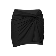 Załaduj obraz do przeglądarki galerii, Product Front: Rio De Sol Jupe De Page Nero Skirt-Knot
