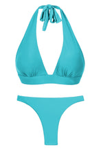Załaduj obraz do przeglądarki galerii, Product Front: Rio De Sol Ensemble Set Breeze Halter-Cos Leblon-Fio
