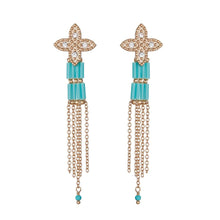 Załaduj obraz do przeglądarki galerii, Product Front: Hipanema Boucles D'oreille Alabaster Turquoise Hipanema
