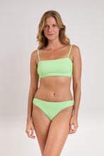 Załaduj obraz do przeglądarki galerii, Model Front: Rio De Sol Ensemble Set Sand-Menta Bandeau-Reto Nice-Fio
