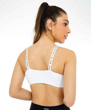 Załaduj obraz do przeglądarki galerii, Model Back: Alto Giro Fitness Haut Top Bodytex Alcas Personalizadas Branco
