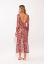 Załaduj obraz do przeglądarki galerii, Model Back: Rio De Sol Vêtement De Plage Dune Dress Lucy
