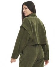 Załaduj obraz do przeglądarki galerii, Image 05: Alto Giro Fitness Haut Jaqueta Cropped Colete Stretch Verde Kalamata
