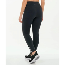 Załaduj obraz do przeglądarki galerii, Model Back: Alto Giro Fitness Bas Legging Supplex Ziper Barra Preto

