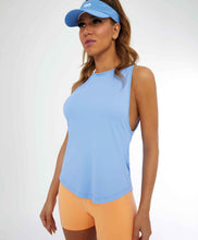 Załaduj obraz do przeglądarki galerii, Image 02: Alto Giro Fitness Haut Regata Skin Fit Costas C/ Recorte Tule Azul Soft
