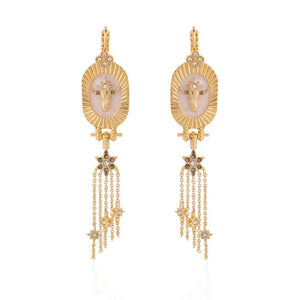 Earrings Altor White Hipenema