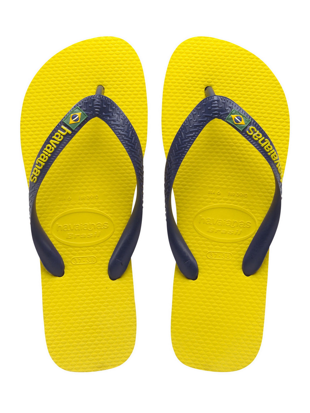 Product Front: Havaianas Tongs Brasil Logo Citrus Yellow