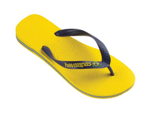 Załaduj obraz do przeglądarki galerii, Model Front: Havaianas Tongs Brasil Logo Citrus Yellow
