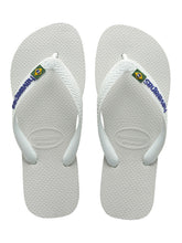 Załaduj obraz do przeglądarki galerii, Product Front: Havaianas Tongs Brasil Logo White
