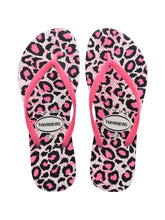 Załaduj obraz do przeglądarki galerii, Product Front: Havaianas Tongs Slim Animals White/Rose
