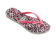 Załaduj obraz do przeglądarki galerii, Model Front: Havaianas Tongs Slim Animals White/Rose

