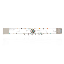 Załaduj obraz do przeglądarki galerii, Product Back: Hipanema Bracelet Cuff Goldville Silver Hipanema
