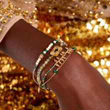 Załaduj obraz do przeglądarki galerii, Image 02: Hipanema Bracelet Cuff Karmelia Green Hipenema
