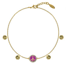 Załaduj obraz do przeglądarki galerii, Model Front: Hipanema Bracelet Joyful Purple Hipanema
