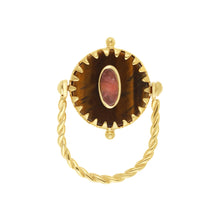 Załaduj obraz do przeglądarki galerii, Model Front: Hipanema Bague Miamor Amber Hipanema
