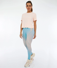 Załaduj obraz do przeglądarki galerii, Legging Blackout Bio Recortes Degrade Azul Bio
