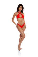 Załaduj obraz do przeglądarki galerii, Model Front: Luli Fama Haut Top Cross High Lava Red
