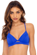 Załaduj obraz do przeglądarki galerii, Model Front: Luli Fama Haut Top High Blue My Mind Orillas
