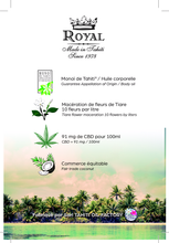 Załaduj obraz do przeglądarki galerii, Image 06: Monoï Royal Solaire Monoi Royal Cb Glass Bottle
