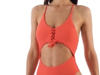 Załaduj i odtwarzaj film w przeglądarce Gallery, Video: Rio De Sol Une Pièce Dots-Tabata Ivy Strap
