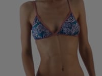 Załaduj i odtwarzaj film w przeglądarce Gallery, Video: Rio De Sol Haut Top Palms-Blue Tri-Fixo
