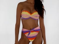 Załaduj i odtwarzaj film w przeglądarce Gallery, Video: Luli Fama Bas Bottom Bandeau Miami Sunsets
