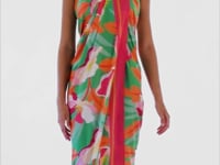 Załaduj i odtwarzaj film w przeglądarce Gallery, Video: Rio De Sol Pareo Green Bloom Canga
