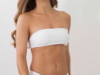 Załaduj i odtwarzaj film w przeglądarce Gallery, Top Sand-White Bandeau-Reto
