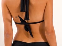 Załaduj i odtwarzaj film w przeglądarce Gallery, Video: Rio De Sol Haut Top Shimmer-Black Mel
