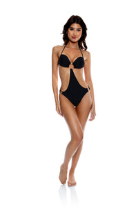 Ring Bandeau Monokini Black