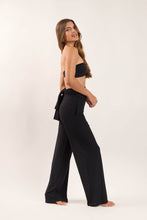 Załaduj obraz do przeglądarki galerii, Image 03: Rio De Sol Pantalon De Plage Black Pants Knot
