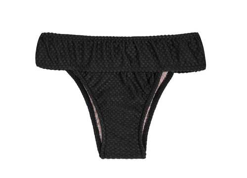 Product Front: Rio De Sol Bas Bottom Cloque Preto Tri Cos