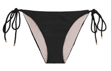 Załaduj obraz do przeglądarki galerii, Product Front: Rio De Sol Bas Bottom Shimmer-Black Ibiza-Rope
