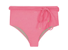 Załaduj obraz do przeglądarki galerii, Product Front: Rio De Sol Bas Bottom Shimmer-Confetti Belted-High-Waist
