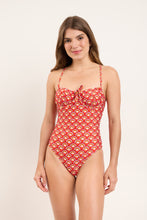 Załaduj obraz do przeglądarki galerii, Model Front: Rio De Sol Une Pièce Floral-Scales Julia
